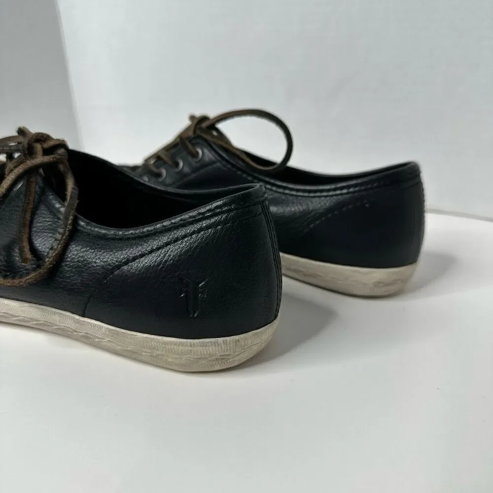 Frye Mindy‎ Low Leather Shoes Black size 7